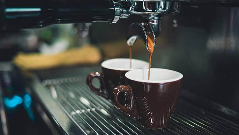 coffee machine in the occupied zone