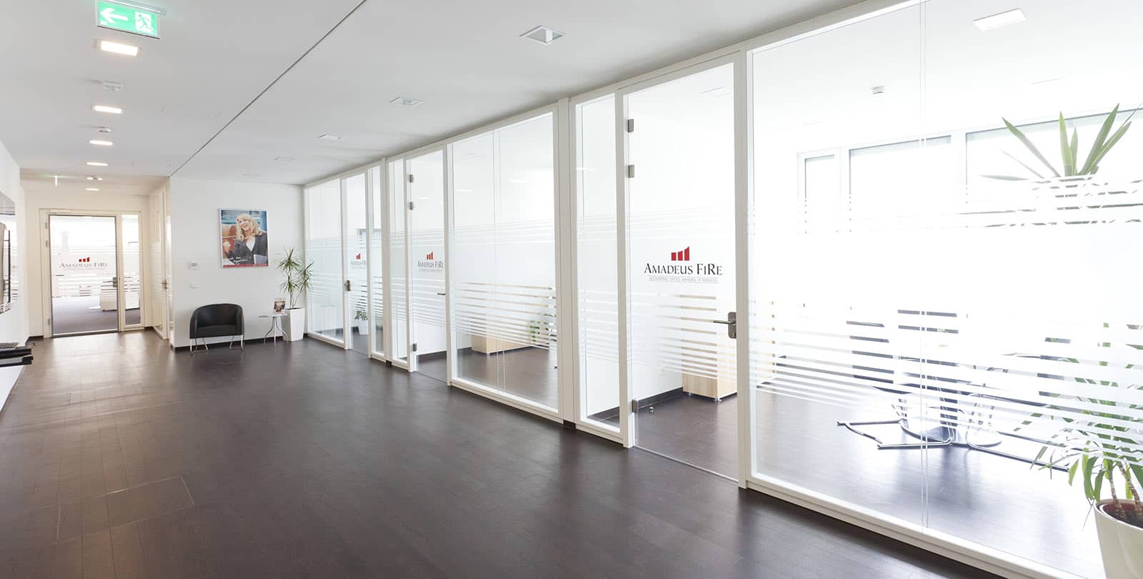 Glass conference room