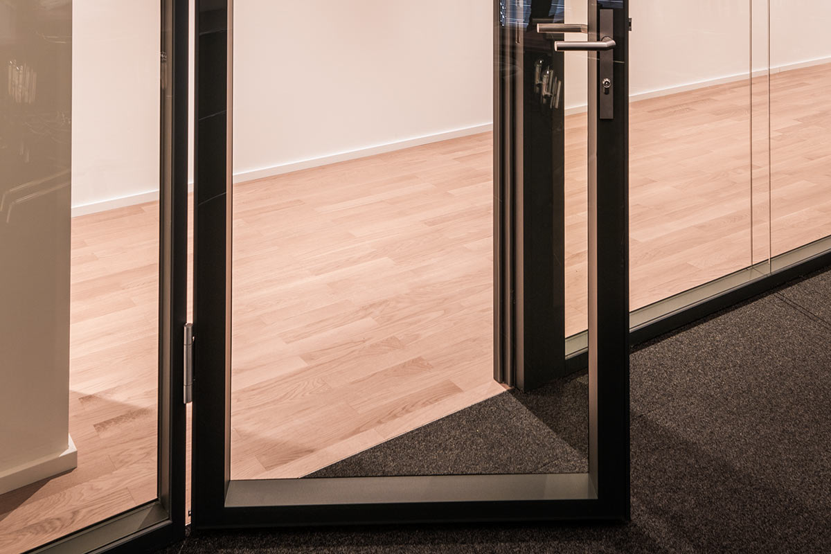 Vista Duo glass wall double glazing door